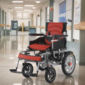 Sedia a rotelle elettrica reclinabile in stile sportivo per disabili alimentata da motore sedia a rotelle motorizzata facile da usare - Product Image 5