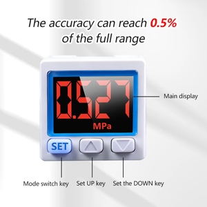 Manómetro Digital de Precisión para Uso Industrial, Piezas Neumáticas, Sensor de Presión Positiva y Negativa, Interruptor de Vacío - Product Image 4