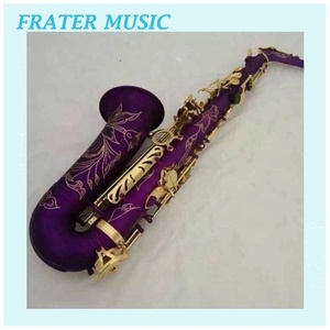Di buona qualità Viola colorato superficie Sassofono Contralto (JAS-160) - Product Image 1