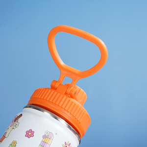 <span class=keywords><strong>Bouteille</strong></span> d'eau isotherme portable en acier inoxydable à double paroi pour enfants, idéale pour l'école, le sport, les filles et les garçons, les voyages en extérieur - Product Image 2