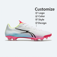 Chaussures de football d'entraînement Oem respirantes professionnelles personnalisées en usine, crampons de football américain d'extérieur