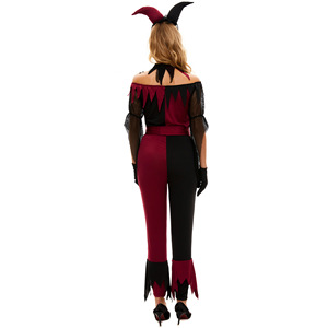 Disfraz de Diablo para Mujer, Disfraz de Payaso Vampiro Sexy para Halloween - Product Image 2