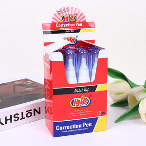 سائل تصحيح وقلم متعدد الاستخدامات لطلاب المدارس الابتدائية، لتصحيح الكلمات المخطئة بدون آثار، يأتي في علبة - Product Image 2