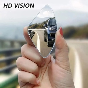 2Pcs Car Arc Wide-angle <strong>Rearview</strong> <strong>Mirror</strong> Clear Slim Blind Spot Reversing Glass Convex Rear View <strong>Mirror</strong> <strong>Parking</strong> <strong>Mirror</strong> for SUV Car - Product Image 4