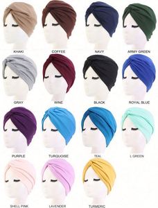 ผ้าโพกหัวแบบผูกไขว้ ผ้าเนื้อนุ่ม สีพื้น เรียบง่าย ใส่ได้ทั้งชายและหญิง เหมาะสำหรับใส่ในบ้าน ขี่จักรยาน หรือเดินทางทุกวัน - Product Image 6