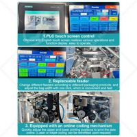 Machine automatique horizontale de remplissage de liquide Doypack de pochette de cornue de paquet d'huile d'OCEAN