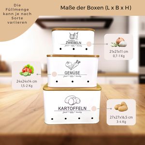 Quadrato di <span class=keywords><strong>patate</strong></span> vegetali cipolla cucina scatola di stoccaggio in metallo contenitore di aglio latta cucina 3 pezzo di aglio patata cipolla <span class=keywords><strong>porta</strong></span> cipolla - Product Image 3