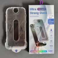 Verre trempé pour téléphone, protection d'écran anti-espion pour iPhone 18 Pro Max, installation facile