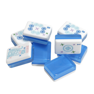 Ensemble complet de tuiles de <span class=keywords><strong>Mahjong</strong></span> américain, 160 pièces, construction en acrylique à 4 couches, avec 3 dés, 4 <span class=keywords><strong>cartes</strong></span> de jeu, 6 tuiles de rechange vierges - Product Image 5