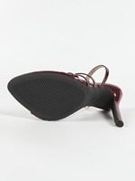 Quites dames en cuir sandales à talons orteil or à bout ouvert Stiletto grande taille robe fête supérieure en caoutchouc chaussures de créateur femme