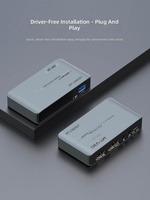 Tarjeta de Captura de Video HDMI 4K 60Hz, Plug and Play, Sin Necesidad de Drivers, Compatible con Entrada de Audio y Mezclador de Micrófono