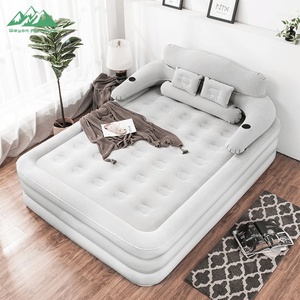 <span class=keywords><strong>Matelas</strong></span> pneumatique portable Wayon avec dossier pour le camping en plein air et l'accueil d'invités à la maison - Product Image 2