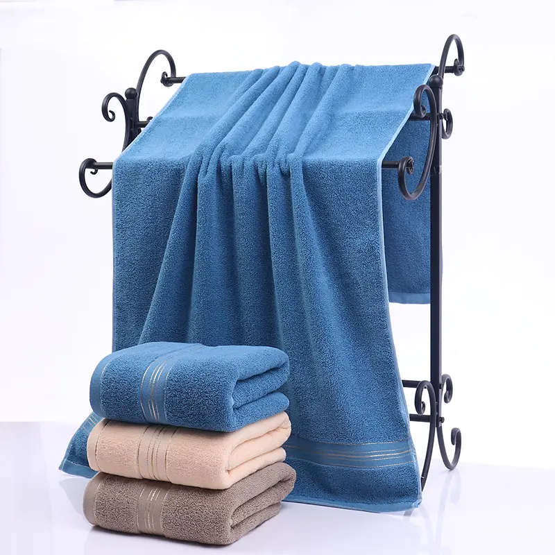 Luxury Hotel Home Bath Towel 100 High Quality Cotton Super Soft Fluffy Towel Set Customized Towel Logo