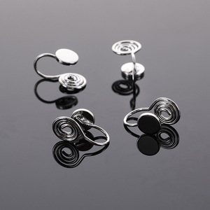 Boucles d'oreilles à clipser en forme de spirale anti-moustiques, en cuivre pur électroplaqué, unisexe, pour un usage quotidien - Product Image 1