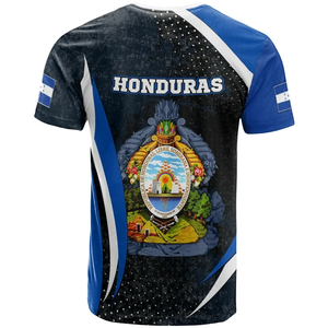 T-Shirt da uomo di ultima progettazione Honduras SAN <span class=keywords><strong>Pedro</strong></span> Sula Tribal nazionale emblema grafico t-Shirt stampa su richiesta girocollo da uomo - Product Image 4
