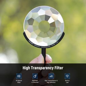 <span class=keywords><strong>Filtre</strong></span> d'effet prisme kaleidoscope portable NEEWER 77 mm, <span class=keywords><strong>filtre</strong></span> d'effet d'objectif d'appareil photo en verre. - Product Image 2