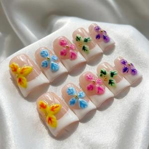 <span class=keywords><strong>Uñas</strong></span> Postizas Surtidas al por Mayor, Forma <span class=keywords><strong>de</strong></span> Pico <span class=keywords><strong>de</strong></span> Pato <span class=keywords><strong>de</strong></span> Lujo para Fiestas, <span class=keywords><strong>Uñas</strong></span> Postizas Hechas a Mano en 3D, Gran Venta - Product Image 2