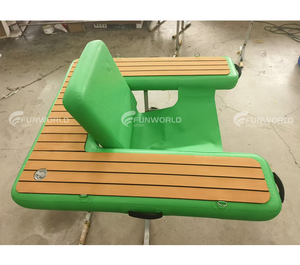 Su misura per esterni Floating divano gonfiabile piscina lettino con cuscino per adulti sedia galleggiante per piscina - Product Image 4