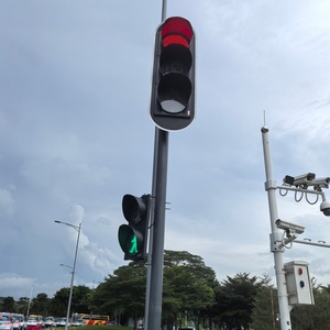 Feux de signalisation routière à LED Full Ball 12-24V DC 100-277V AC 300mm avec flèche directionnelle, couleurs rouge/jaune/vert pour la sécurité routière - Product Image 6