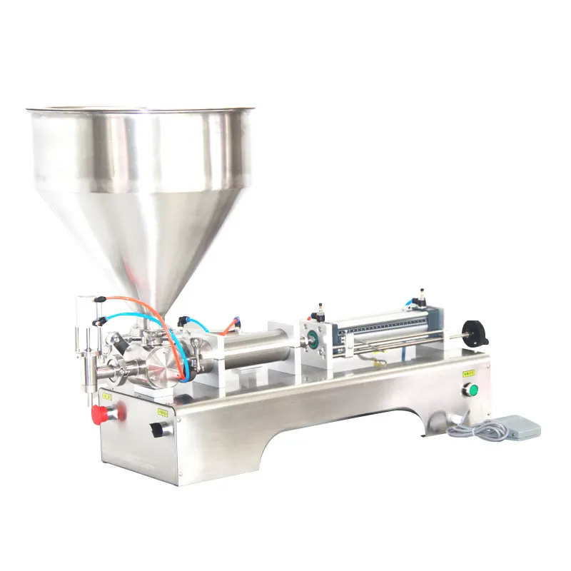 100-500ml liquide détergent shampooing cosmétique semi-automatique machine de remplissage de pâte