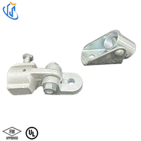 Connecteur d'ancrage sismique pour fixation structurelle en fonte ductile QT450 électrogalvanisée pour la protection incendie et le soutien sismique