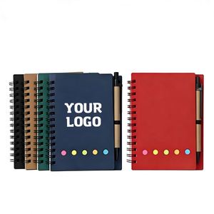 Promotion Custom Logo Business Gifts Notebook <b>and</b> <b>Pen</b> Gift Set Spiral Notebook With <b>Pen</b> Planner Binder Notebooks for Gift - Product Image 6