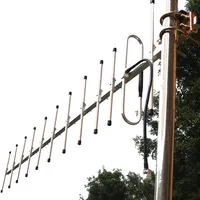 Antena Yagi de Alta Ganancia 14dBi para Radioaficionados, 12 Elementos, 430-440MHz, Conector N Hembra, Estación Repetidora UHF