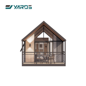 高級ブランドの長寿命温かいキャビン型アウトドアバケーショングランピング用小型住宅 - Product Image 2