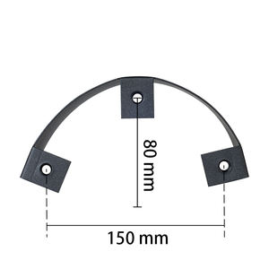 Cubierta de filtro de entrada de aire de aluminio con escudo térmico universal para coche de carreras Filtro de <span class=keywords><strong>2</strong></span> "a 4" - Product Image 4