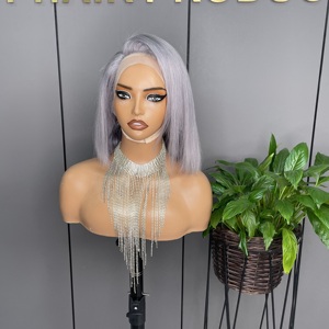 Grande qualità dei grossisti di osso lisci 13x4 capelli umani frontali 6 pollici di pizzo frontale parrucche SDD di alta qualità - Product Image 4