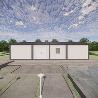 Toit triangulaire détachable résidentiel Casa Prefabricada De Contenedor dortoir préfabriqué résidence