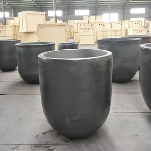 Graphite crucible used for furnace melting aluminum ingots