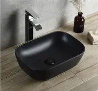 YYU מודרניים עיצוב יד אמנות אגן כביסה עיצוב פינת שולחן למעלה אמבטיה קרמיקה כיור קערת 493-YA