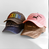 Gorras de Béisbol Personalizadas con Logotipo Bordado, de Alta Calidad, al por Mayor, Estilo Deportivo, Lavadas, de 6 Paneles, 100% Algodón, para Hombre