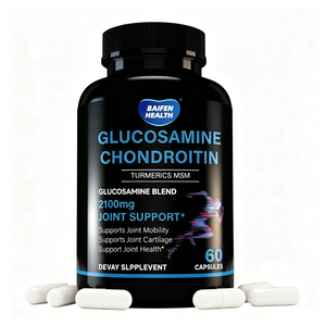 Cápsulas de Glucosamina, Condroitina, Cúrcuma y MSM OEM/ODM, Mezcla de Glucosamina, Apoyo para la Salud de las Articulaciones - Product Image 1