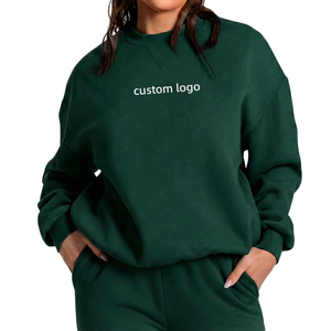 Sudadera con Capucha de Manga Larga, Cuello Redondo, Estampada, 320 Gsm, Informal, Holgada, para Mujer, Proveedor de Moda, Personalizable, Lisa - Product Image 1