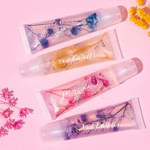 Etiqueta privada Blooming jelly Dry Flower brillo de labios en sus labios Beauty Clear <span class=keywords><strong>Lip</strong></span> Oil - Product Image 2