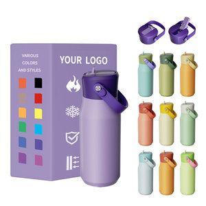 Stainless Steel Insulated Water Bottle 304 With Detachable Handle Macaron Colors For Travel Outdoor Use - Product Image 2