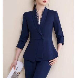 <span class=keywords><strong>Traje</strong></span> a medida de negocios de 2 piezas de alta calidad <span class=keywords><strong>para</strong></span> damas <span class=keywords><strong>Estilo</strong></span> formal de Productor de trajes de mujer - Product Image 6