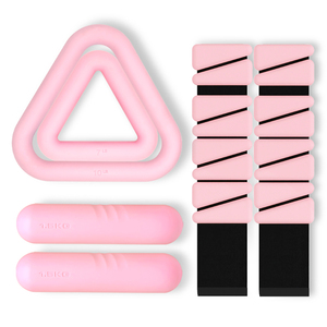 하이 퀄리티 사용자 정의 홈 체육관 다채로운 필라테스 체육관 휘트니스 세트 실리콘 덤벨 세트 요가 매트 발목 무게 - Product Image 3