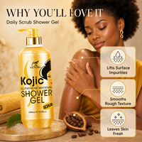 Gel douche blanchissant Kojic Vitamine C Gluta-C pour adultes 1000ml Liquide