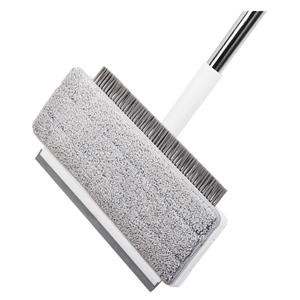 Manche de vadrouille en acier inoxydable, nettoyeur de <span class=keywords><strong>sol</strong></span> et vadrouille auto-grattants, vadrouille plate avec balayeuse et plumeau - Product Image 6