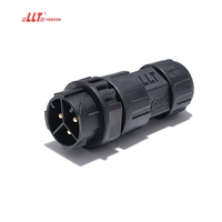 Conector Automotriz LLT de 3 Pines M25, Conector Rápido de 2, 4, 5, 6, 8, 20, 24 Pines, Conector de Cable Impermeable IP68 con Tornillo