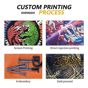 SSC T-shirt blanc pour hommes en coton 320g lavage de vêtement rétro surdimensionné équipe à col rond séchage rapide avec Logo personnalisé t-shirt en vrac en vrac pour adultes - Product Image 4