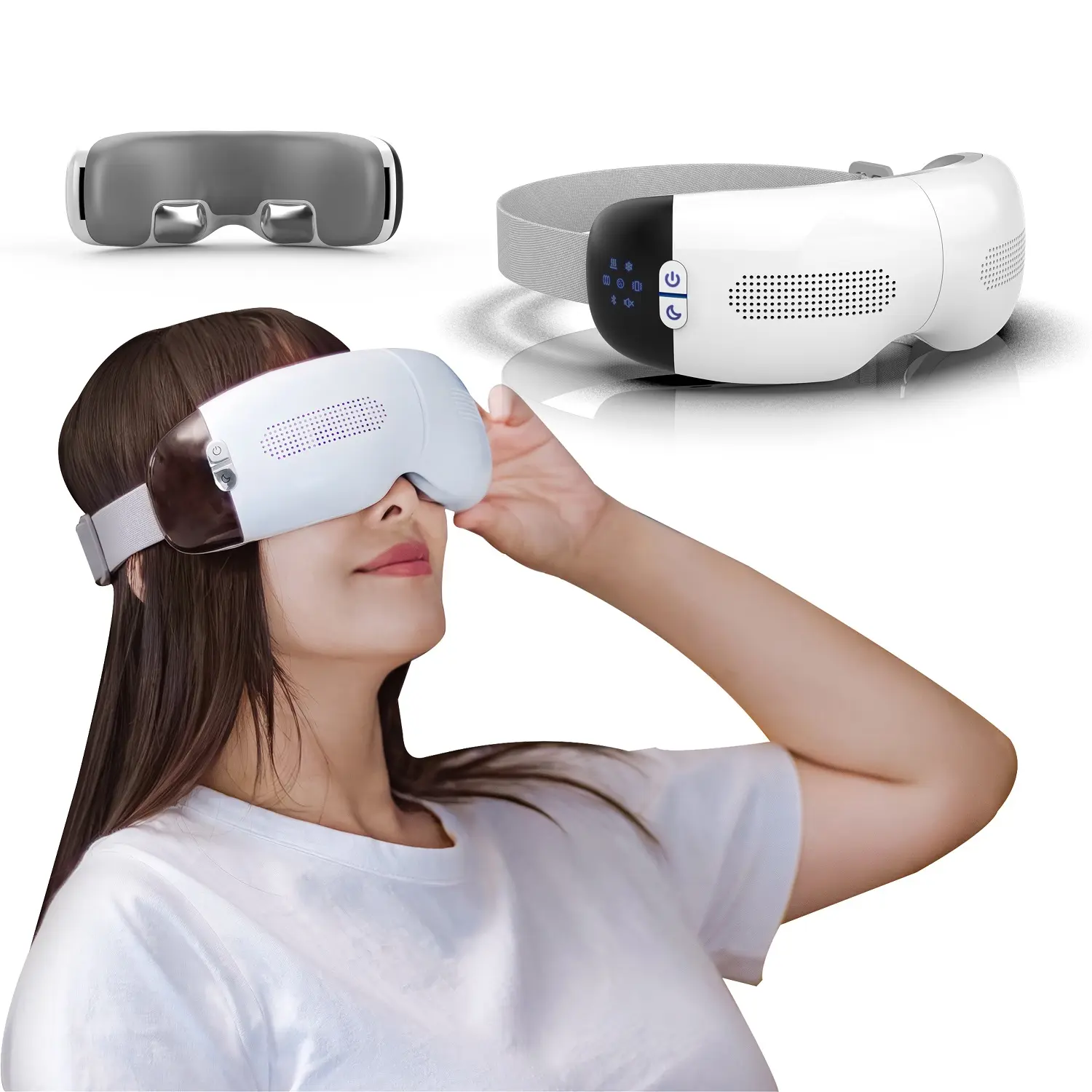 Healthpal The Best Magnetic Foldable Wireless Mini Professional Medical Care 2023 Eye Care Massager Eyes Vibration For Eyes Care