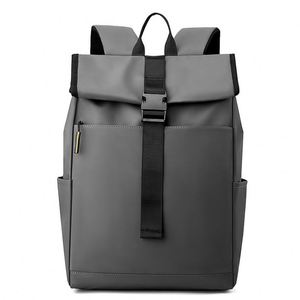 YY75 Custom Large Capacity AntiTheft Expandable Roll Top <b>Computer</b> <b>Bag</b> With Logo Waterproof Business Men Outdoor College Backpack - Product Image 2