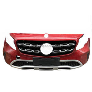 Parachoques delantero ABS usado para mercedes-benz <span class=keywords><strong>GLA</strong></span> W156 GLA200 GLA220, radiador cerrado deportivo, ventilador electrónico, luz antiniebla, recortes traseros - Product Image 1