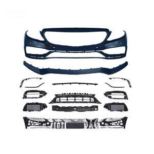 Kit de Carrocería Estilo AMG para Clase C W205, Parachoques Delantero/Trasero, Capó, Guardabarros Laterales, Punta de Escape, Alerón Trasero, Envío Gratis - Product Image 3