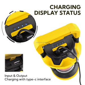 Lanterne de camping LED portable Bright Bird 2000 lumens, rechargeable, pour jardin, indice de protection IP44, intensité réglable, lumière suspendue pour vanité, tente, rouge - Product Image 3