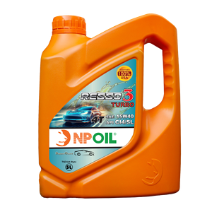 น้ำมันเครื่องยนต์รถยนต์ NPOIL RESSO 3 TURBO 15W40 4 ลิตร 5 ลิตร 6 ลิตร น้ำมันพื้นฐานและสารเติมแต่งคุณภาพสูงสำหรับเครื่องยนต์ดีเซลและเบนซิน - Product Image 3